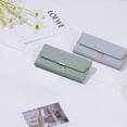 thumbnail image 4 of kurtrusly Stylish Long Purse Small Size Folding Multi Card Space PU Made Wallet New Green Grey, 4 of 6