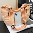thumbnail image 2 of Bolso Lienzo Mano Hombro para Mujeres () Naranja, 2 of 9