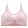 thumbnail image 2 of OVAFBAU Bras for Women Supportive Seamless Push Up Bra T-Shirt Bra Wireless Bra Thin Front Closure Comfortable Breath Push Up Shaping Women Underwears, 2 of 5