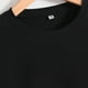 thumbnail image 4 of Camiseta Camisetas gráficas con cuello redondo Top holgado Traje informal de calle para mujer (Negro S) Cgtredaw Negro T S para Mujer, 4 of 8