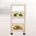 thumbnail image 3 of Organisateur de Rangement Roulant Grande Capacité avec Roues Verrouillables, Chariot Utilitaire Polyvalent, 3 of 8