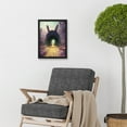 thumbnail image 2 of Down The Rabbit Hole Alice In Wonderland Easter Bunny Tunnel Artwork Framed Wall Art Print A4, 2 of 4