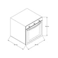 thumbnail image 2 of Horno Eléctrico Whirlpool WOE120S 60 cms Acero Inoxidable Triple Cristal, 2 of 3