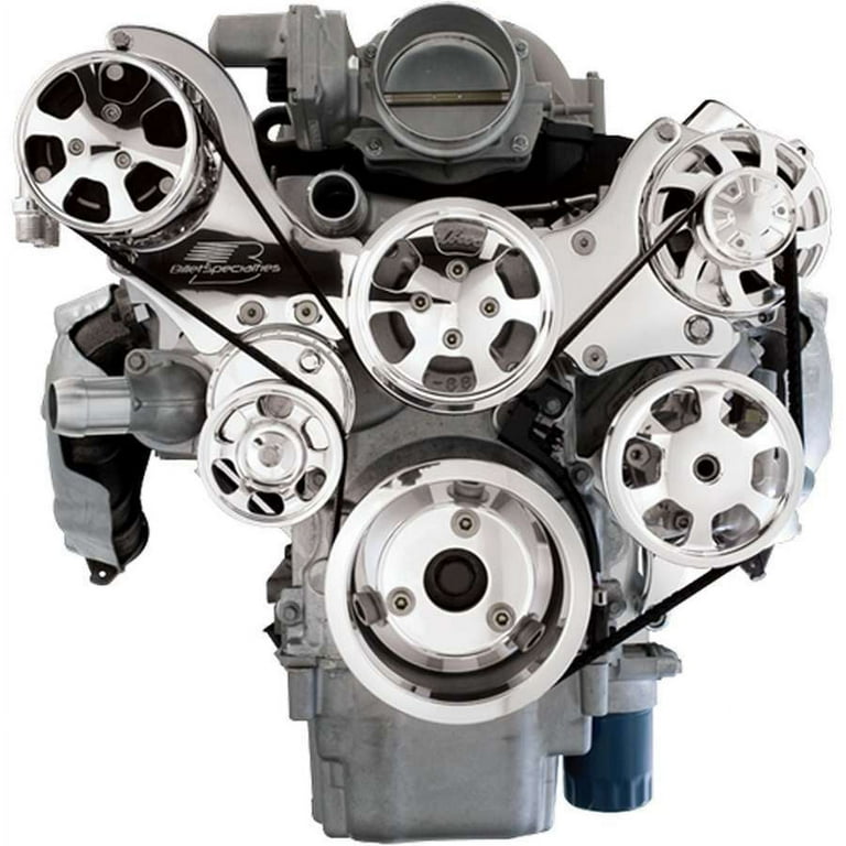 Billet Specialties Pulley Kit Tru Trac LS1/2/3/6 Polished Billet Specialties Pulley Kit Tru Trac LS1/2/3/6 Polished