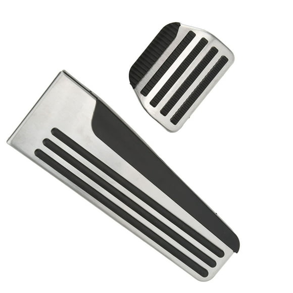 Car Foot Rest Pedals, Waterproof 2pcs High Strength Wear Resistant Nonslip Gas Brake Pedal  For Auto