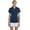 NAVY/WHITE, variant on Women's Short Sleeve Team Prestige Sport Polo Shirt