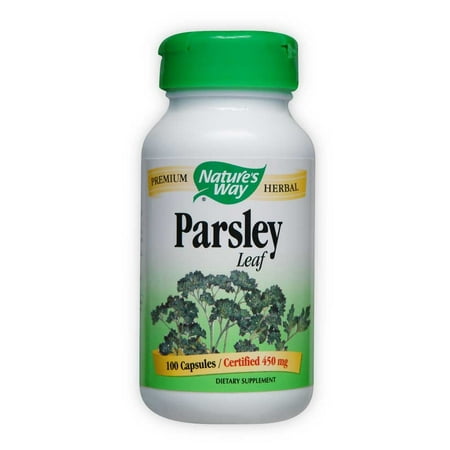 Nature's Way Parsley Leaf Capsule, 100 Count (Best Way To Chop Parsley)