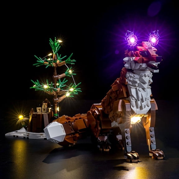 ‌LED Light Compatible with Legos 31154 Building Set, LED Light Kit for Legos 31154 Forest animal Red fox Building Toy, Decoration Lights No Building Model Kit
