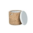thumbnail image 2 of Water Hyacinth Storage Ottoman, 2 of 2