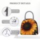 thumbnail image 4 of Easygdp Sunflower Floral Butterfly Bolsa de Almuerzo Insulada Grande, Forro de Aluminio, Diseño Espacioso, a Prueba de Fugas, Ideal para Trabajo, Picnics, Viajes y Actividades al Aire Libre, 4 of 6