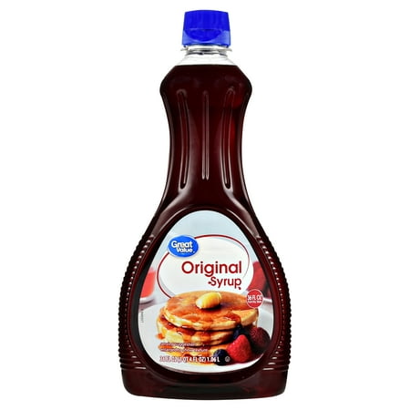 (3 Pack) Great Value Original Syrup, 36 fl oz (Best Tasting Maple Syrup)