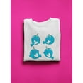 thumbnail image 3 of Cute Narwhals Sweatshirt Women -SPIdeals Designs, Female Large, 3 of 4