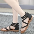 thumbnail image 7 of Juosiy Sandals for Women Summer Strappy Dressy Flat Shoes Comfortable Beach Fisherman Thong Sandals, 7 of 7