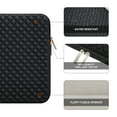 thumbnail image 6 of LLAYOO 15 Inch Laptop Sleeve Diamond Foam Shock Resistant Neoprene Padded Case Fluffy Lining Protective Zipper Cover Carrying Bag Compatible with 15.4 MacBook Pro Touch Bar A1707 A1990(Black), 6 of 8