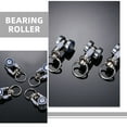 thumbnail image 3 of KAKOWELY track pulley 12pcs Metal Curtain Track Rollers Smooth Sliding Pulley Runners For Various Curtain Types Track Pulley Window Pulleys Curtain Runners, 3 of 4