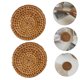 thumbnail image 5 of KAKOWELY 2Ud Posavasos Retro De Rattan Natural Para Tazas De Té En Hogar O Restaurante, 5 of 8