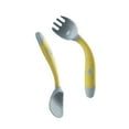 thumbnail image 1 of Juego de tenedor y cuchara para utensilios para bebé, juego de cuchara y tenedor para bebé, cuchara y tenedor para bebé, cuchara doblada para tenedor, construida para profesionales, 1 of 6