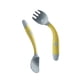 thumbnail image 1 of Alimentar El Juego de Cuchara de Horquilla Para Bebés Manijas Dobladas de PP PP Soft PP Agrenamiento para Comer Niños Pequeños Kit de Alimentación de Alimentación, 1 of 6