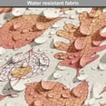 thumbnail image 5 of Autumn Dog Crate Cover, Oak Poplar Beech Maple Aspen and Horse Chestnut Leaves, Easy to Use Pet Kennel Cover for Medium Large Dogs, 35" x 23" x 27", Champagne Dark Salmon, by Ambesonne, 5 of 6