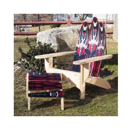 Water Ski Chair W Ottoman Obrien Maple Com Water Ski Chair W Ottoman Obrien Maple, Ski Adirondack Chair Kitchen