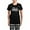 With Checker Pant, variant on CafePress - Volleyball Pajamas - Women's Short Sleeve Print T-Shirt and Pants Dark Cotton Pajama Set