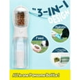 thumbnail image 5 of IIVLBUUJ Portable 3-in-1 Dog Water Bottle with Food Container & Poop Bag Holder, 20oz (White), 5 of 8