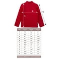 thumbnail image 6 of Lilax Girls' Basic Long Sleeve Cotton Mock Turtleneck T-Shirt Red 3 Years, 6 of 6