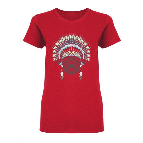 Koala With Feather Headdress T-Shirt Women -Image by Shutterstock, Female Large