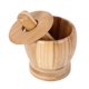 thumbnail image 3 of EeaseMX Juego de mortero y maja de bambú para prensar ajos, molinillo de alimentos para el hogar, accesorios de cocina para el hogar, restaurante, cocina con tapa (color tronco, tamaño grande), 3 of 7