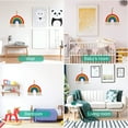 thumbnail image 2 of Tapices de Arcoiris Tejido a Mano Tapices Decorativos Colgante Borla Tapiz de Pared Macramé de 7 Cuerdas Trenzadas para Dormitorio Sala de Estar Vivero de Bebés Niños, 2 of 5