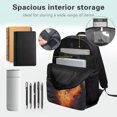 thumbnail image 5 of Yuyamidu Fire Horse Kids Backpacks Elementary School Bookbag Large Capacity Bookbags for Kids Student School Bag Teen Shoulder Bag for Boys, 5 of 7