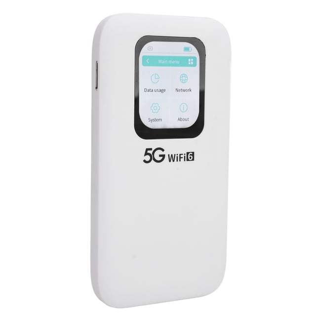 Hotspot Móvil 5G, Descarga De 2,77 Gbps, Dispositivo Wifi De Viaje De Alta Velocidad WiFi 6 De Larga Duración De Batería Para Viajes