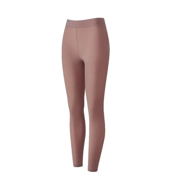 Conjunto de ropa interior térmica de poliéster para mujer, ropa interior ajustada de color liso, a la moda de invierno, para mantener el calor