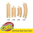 Conductor Carl Wooden Toy Train Track Pack (100 Pieces)