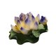 thumbnail image 5 of Quemador de incienso, cerámica, centros de mesa de mesa, soporte de incienso flor de quemador de incienso soporte para palo para el té Meditación de Azul amarillo, 5 of 9