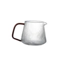 thumbnail image 3 of Glass Coffee Sharing Pot with Handle Practical Heat Resistant Large Capacity Portable Multipurpose Durable Kettle for Household , 400ml, 3 of 8