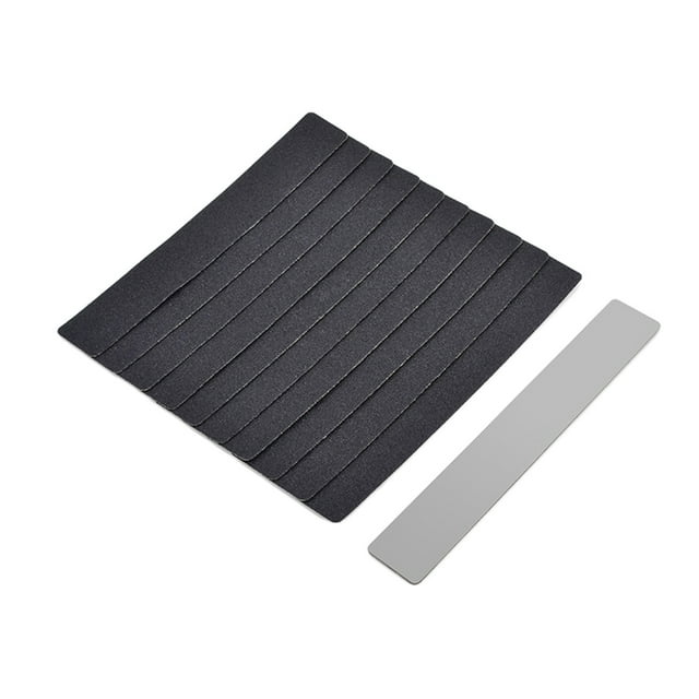 ziyahi Nail Art Sanding Buffer Buffing Tips Manicure Acrylic Gel File Tool 100 Grit black & 01 1Set
