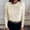 Khaki, variant on Sweaters for Women Oversized Sweaters Knitting Jumper Crewneck Long Sleeve Solid Color Fashion Loose Buttons Casual Knitted Top Fall Winter Pullover Sweater Red XL
