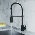 thumbnail image 2 of Dowell Single Handle Pull Down Spring Sprayer Kitchen Faucet - 8002 006 - Black, 2 of 10