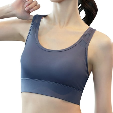 

MPWEGNP Women Sports Bra Buckle Back Yoga Bra High Impact Workout Gym Activewear Bra Women Shape plus Size Compression Vest