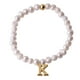 thumbnail image 1 of Pulseras Mujer de Perlas con Iniciales Oro 18k LuckyLy, Modelo Galia blanco UNITALLA, 1 of 6