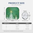 2 Piece Car Windshield Sun Shade Christmas Green Foldable Front Car
