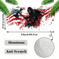 thumbnail image 2 of 1 Pcs 2D Flat License Plate Covers & Frames, Grim Reaper For Decorative Front, Waterproof For Decoration Aluminum License Plate Covers & Frames Cover For Men Women, 12" X 6", 2 of 7