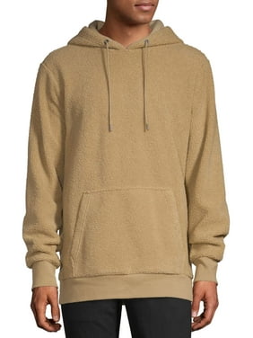 No Boundaries Men's Sherpa Hoodie, up to size 5XL