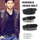thumbnail image 5 of Sonducket Cinturón de cintura a la moda, correas de cuero huecas universales elásticas con hebillas, decoraciones para pantalones, accesorios para el Cinturones Gris Sonducket AP008684-03, 5 of 6