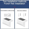 thumbnail image 5 of Luces solares para patio FloreceBien, luces LED solares para exteriores, luces para escalones, impermeables, para escaleras, patios, luz cálida, paquete de 4, 5 of 5