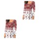thumbnail image 1 of sweethay Camisa de mujer Poliéster Cuello en V Estampado de flores Transpirable Lavable Blusa informal Vacaciones Fiesta Compras Camisas Ropa Type2 NO2, 1 of 6