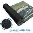 thumbnail image 6 of Green Waves and a Golden Boat&nbsp;desk Mouse Padwaterproofno Slip&nbsp;for Office Home Work Gaminggaming Mouse PadRubber Base Mousepad with Stitched Edges 31.5x11.8inches, 6 of 7