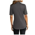 thumbnail image 2 of Yellow Rooster Womens Short Sleeve City Stretch Top Graphite XS, 2 of 4