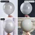 thumbnail image 2 of Gray Balloons 50 pcs 12 Inch Matte Grey Latex Helium Balloons for Baby Shower Gender Reveal Graduation Woodland Wedding Anniversary Elephant Birthday Party Decorations Gray-Y71, 2 of 12